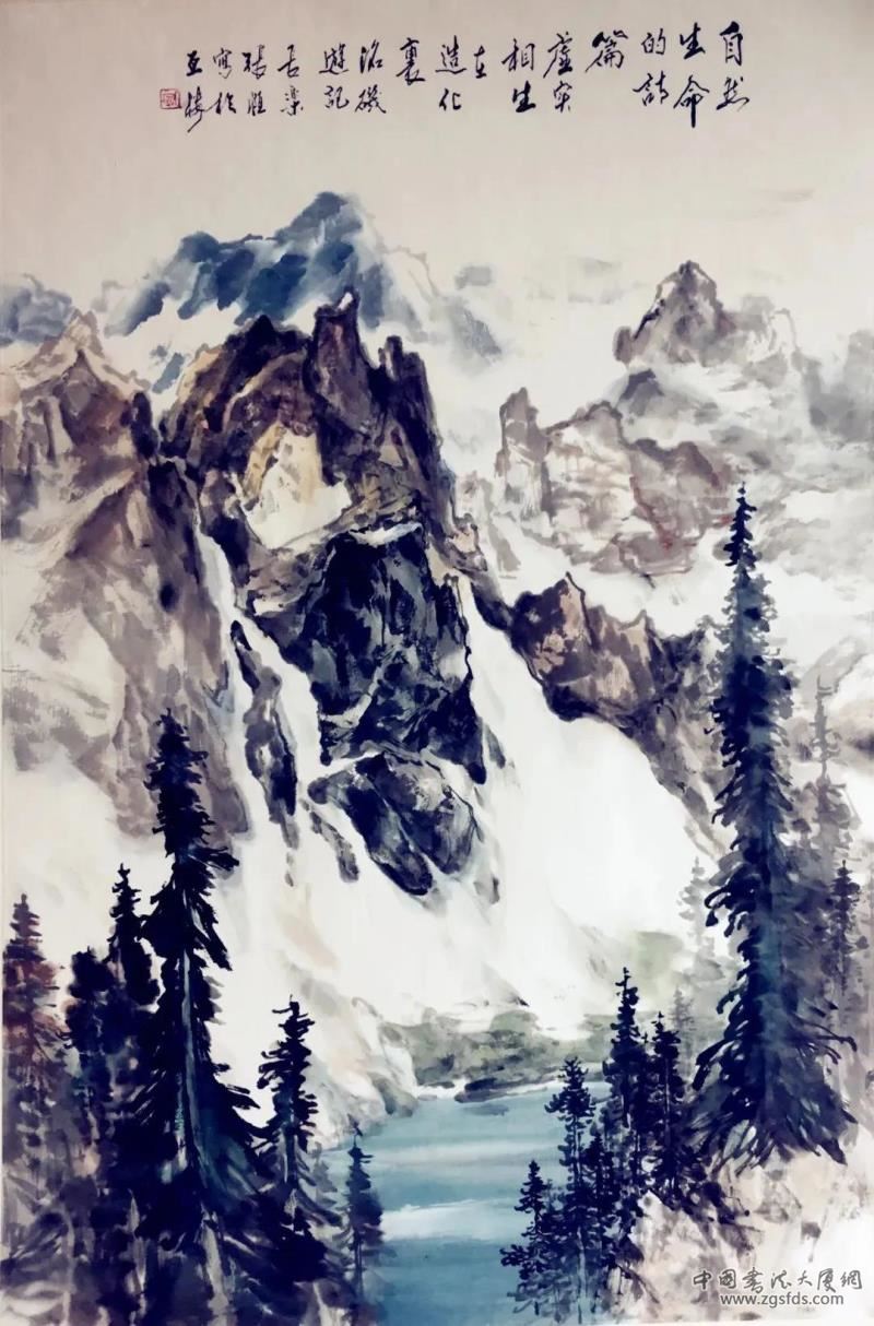 张恒（加拿大）中国画《自然生命的诗篇》.jpg